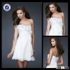 H0018 Low Price Cute Short White Strapless Sweetheart Homecoming Dresses