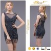 Sexy illusion see through night women bodycon new sequins vestidos de fiesta