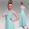 vestidos de fiesta 2016 custom made chiffon beaded free long green prom dress