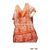 RTCFC-10 Fashionable Short kaftan Dress For Women Elephant Print Pure Rayon Caftan / Kaftans From Ja