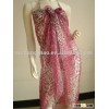 animal printing beach sarong