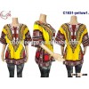 C1031 New arrival fashion yellow dashiki african dress from china factory