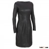 WOMENS LADIES SHEEP GENUINE LEATHER DRESS WLD-101