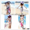 Multiple ways to wear quick dry bikini wrap dress chiffon fabric indian sarongs