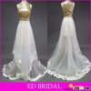 Best Selling MA0105 Sleeveless Sequin Top Ribbon Girls Two Piece Prom Dress
