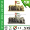 Wholesale custom cheap enamel magnetic national souvenir pin badge
