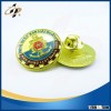 promotion custom metal company logo pin round name button badge