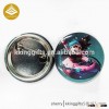 Company logo pin badge button custom metal button bafge 58mm