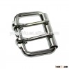Metal Roller buckle With 2 Pins double prongs roller buckle