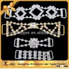 High quality Fashion crystal rhinestone Metal bikini connectors for bikini swimwear accessories