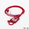 Red Rubber Bungee Cord Lobster Claw Casino Bungee Cord
