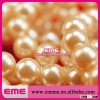 Hot sale golden bead pearl,wholesale elegant champagne bead for clothes