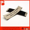 gold thread sticker clothing brand labels custom adhesive woven labels
