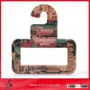 Sinicline Garment Hooks for Tie and Scarves with Custom Printed Logo