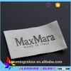 High grade custom woven labels for clothing,center folded woven label