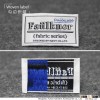 Custom woven label/Wholesale crochet soft material woven clothing label,damask woven label