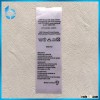 Double side offset printed nylon wash care label