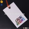 Sinicline Custom Colorful Printing Hang Tag with Elastic String