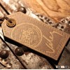 Custom Private Brand Garment Printed Kraft Paper Swing Hang Tag