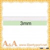 3mm single face polyester /cotton/PP/rayon elastic braid with large elasticity