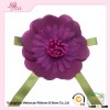 Decorative chiffon fabric flower for dresses, handmade fabric flowers for dresses