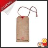 China Craft Brown Paper Jeans Hangtag Custom Printing Swing Tag Hang Tag