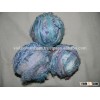 Light Slate Gray &Slate Blue Fuzzy Ribbon Balls for craft work