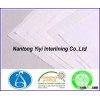 100% cotton woven fusible shirt interlining for collar placket and cuff