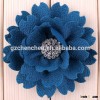 high quality fabric flower clip flower pin flower brooch