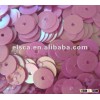 Top quality PET round shape flatback loose sequins/paillettes