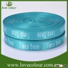 Custom logo polyester printed satin ribbon