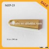 MZP25 Elegant gold metal zipper pullers for handbag zinc alloy zippers pull