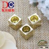 Decorative metal drawstring cord end colorful metal cord end stopper