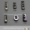 Fujian produced factory direct sale 2 holes or one hole gunmetal polished stopper & cord lock