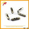 fashion zinc alloy metal double holes drawstring cord lock