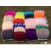 dyed ostrich feather trim