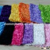 Wholesale multi colors baby kids crochet fuzzy chenille stretch tutu top M5061601