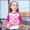 Comfortable fashion long sleeve t-shirt cotton fabric design custom t-shirt printing wholesale baby