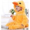 2015 walson cute baby clothes in animal partern onesie baby rompers plain