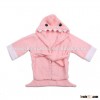 Cute Baby Bath Robe Pink Shark Bath Robe Kids Bath Robe
