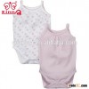 top quality soft cotton plain interlock wholesale newborn white vest baby