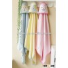 mom and bab 2012 Autumn baby clothes 100% cotton embroider hooded towel
