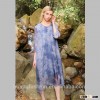 HP690060 dongguan humen wholesale sublimation printed maxi dress