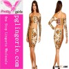 Cute Leopard Print Dresses,Batik Print Dress,Plus Size Apparel
