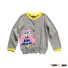 Tas7063 cute children sweater owl printed long sleeve o-neck kids sweater