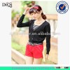 New design girl knitting girls sweaters brief elegant hollow knit pullover