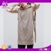 2016 Guangzhou Summer Hot Selling New Fashion Design 100% Organic Cotton Pullover Blank Sleeveless H