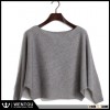 Hot Sell Pure Color Crew Neck Sweater Loose