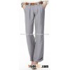 ladies linen wide Leg Pants Grey color