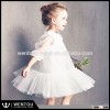 White and Purple Girls Wedding Bridesmaid Toddler Child Dress